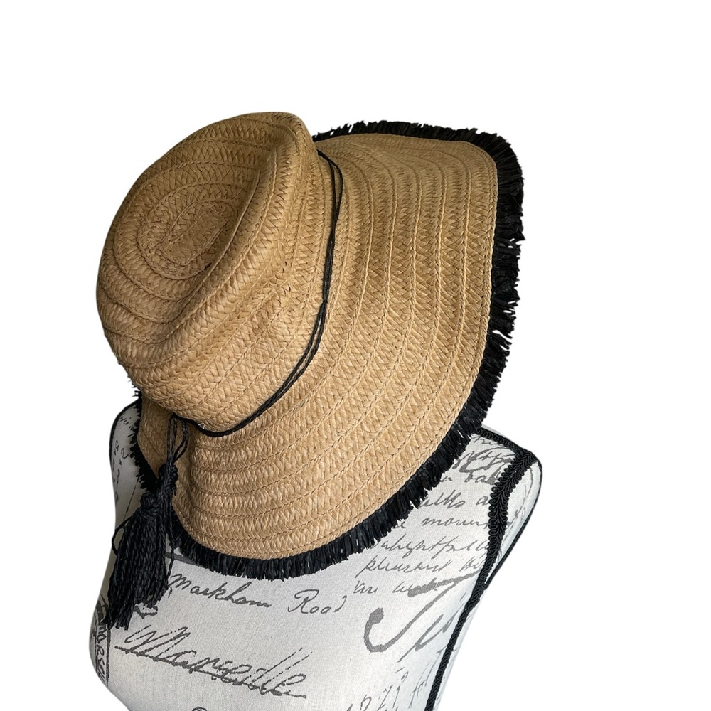 Embroidered Straw Hat - Picture 4 of 4